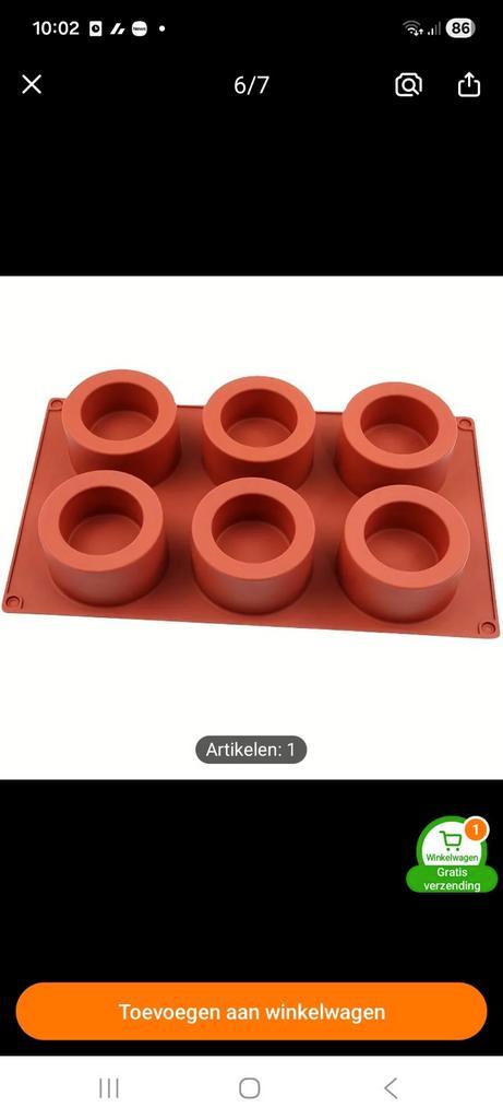 Plat de cuisson ou moule à glace en silicone, Hobby & Loisirs créatifs, Confection de Gâteaux & Cupcakes, Moule, Enlèvement ou Envoi