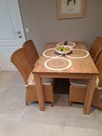 6 rieten stoelen van vincent sheppard, Huis en Inrichting, Stoelen, Ophalen, Gebruikt, Bruin, Riet of Rotan