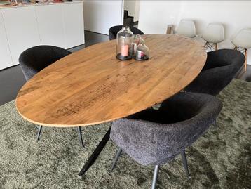 Table en bois, Cerisier, 100 à 150 cm, Enlèvement, Utilisé
