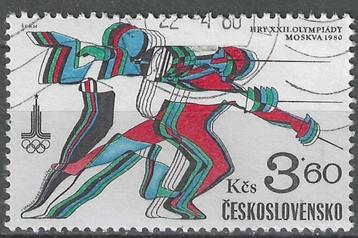 Tsjechoslowakije 1980 - Yvert 2374 - Zomerspelen in Moskou ( beschikbaar voor biedingen