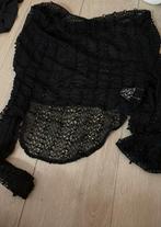 Blouse noir a dentelle, Enlèvement ou Envoi, Comme neuf, Taille 38/40 (M)