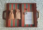 Très beau Backgammon italien en Daim, Ophalen of Verzenden