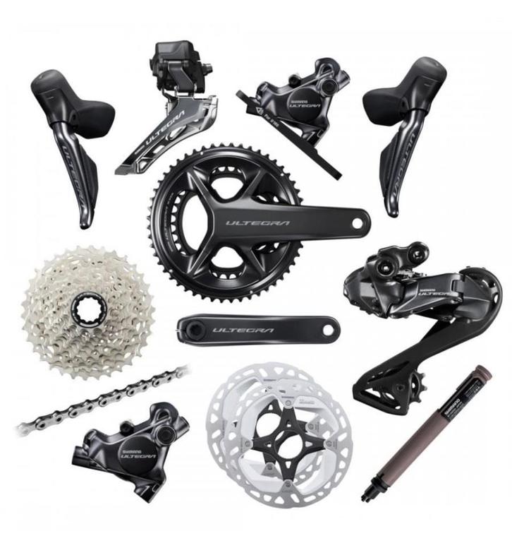 Ultegra R8170 DI2 Disc Groep Nieuw en COMPLEET !, Fietsen en Brommers, Fietsen | Racefietsen, Nieuw, Ophalen of Verzenden