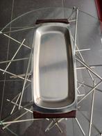 Vintage schaal Lundtofte stainless steel, Huis en Inrichting, Ophalen of Verzenden, Gebruikt, Staal