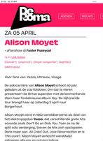 Alison Moyet, Tickets en Kaartjes, Concerten | Overige, Eén persoon, April