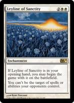 Leyline of Sanctity - M11 - MTG - NM, Hobby en Vrije tijd, Verzamelkaartspellen | Magic the Gathering, Ophalen of Verzenden