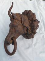 18de eeuws gietijzeren paardenhoofdje, eenhoorn, Ophalen