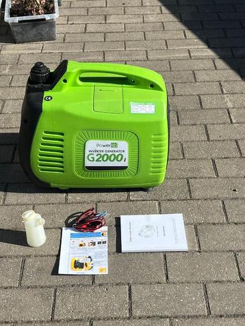 Groupe électrogène 2000 Watt portable, Bricolage & Construction, Générateurs, Enlèvement, Comme neuf, Moins de 5 kVA, Essence
