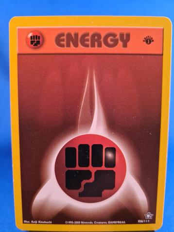 Fighting Energy 106/111 - Neo Genesis (1st edition) beschikbaar voor biedingen