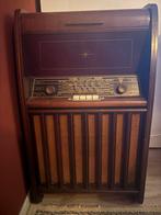 Vintage houten radio – decoratief, Ophalen, Gebruikt