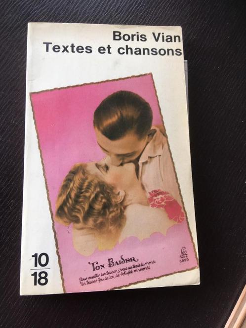 Boris Vian - Textes et chansons - René Julliard, Livres, Langue | Français, Enlèvement ou Envoi