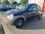 Ford Ka 1.3 benzine 2006 87000 km Airco Gekeurd voor verkoop, Auto's, Ford, 4 zetels, Airbags, Ka, Zwart