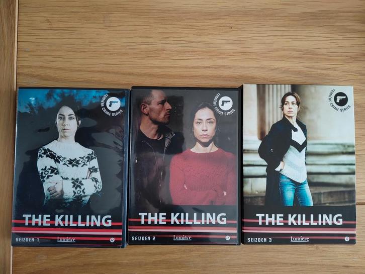 The Killing 3 x  Boxset., Cd's en Dvd's, Dvd's | Thrillers en Misdaad, Zo goed als nieuw, Detective en Krimi, Boxset, Vanaf 12 jaar
