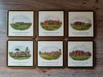 Set van 6 onderleggers voor glazen, Huis en Inrichting, Ophalen of Verzenden, Zo goed als nieuw