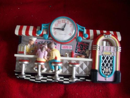 jukebox wurlitzer klok muur decoratie, Verzamelen, Automaten | Jukeboxen, Gebruikt, Wurlitzer, 1960 tot 1970, Ophalen of Verzenden