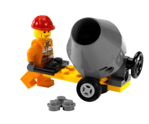 LEGO City Construction 5610 Builder Cementtrommel, Kinderen en Baby's, Speelgoed | Duplo en Lego, Zo goed als nieuw, Lego, Complete set