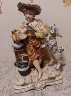 Beeld man met hond, Ophalen of Verzenden