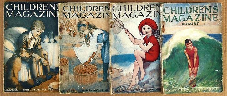 Four issues in the 'Children's Magazine' series - 1911/1913, Boeken, Tijdschriften en Kranten, Gelezen, Overige typen, Ophalen of Verzenden
