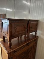 2 houten nachtkastjes, Ophalen