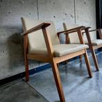 Set van 2 vintage fauteuils / eenzitten / clubzetels, Ophalen of Verzenden