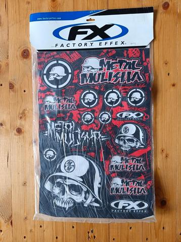 Metalen Mulisha-stickers beschikbaar voor biedingen