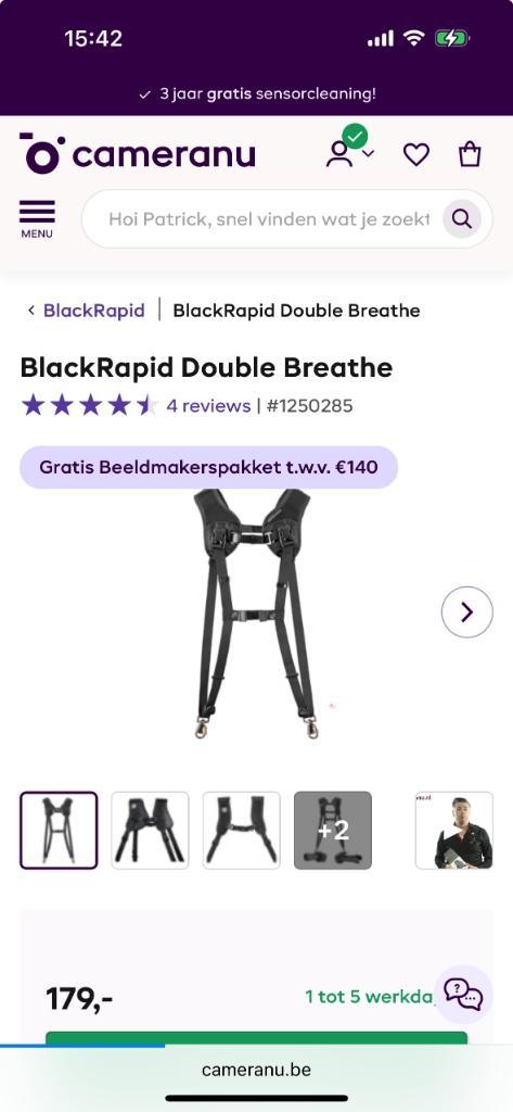 Camera riem, Audio, Tv en Foto, Fotocamera's Analoog, Nieuw, Ophalen of Verzenden