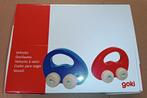 NIEUW Lot Goki houten voertuig blauw/rood (9st), Ophalen, Nieuw, Overige typen