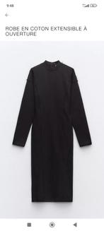 Robe zara   SEXY élégante noire ouverture dos S, Zwart, Ophalen of Verzenden, Zo goed als nieuw, Maat 36 (S)