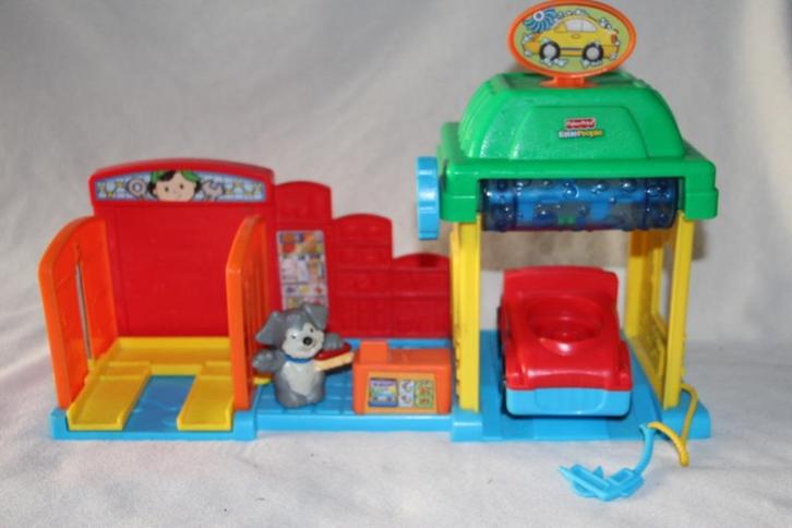 Tankstation Little People, Kinderen en Baby's, Speelgoed | Fisher-Price, Gebruikt, Auto of Voertuig, Ophalen