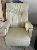 Elektrische Relax/Sta op stoel, Huis en Inrichting, Ophalen, Gebruikt, Leer