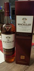 Macallan Whisky makers editie 1000ml mooi Kerst cadeau, Verzamelen, Ophalen of Verzenden, Zo goed als nieuw