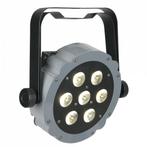 4 x Showtec Compact Par 7 Q4 RGBW + CASE, Muziek en Instrumenten, Ophalen, Zo goed als nieuw