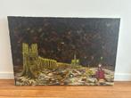 Schilderij Paul Yperman 90/60cm olieverf, Antiek en Kunst, Kunst | Schilderijen | Modern, Ophalen