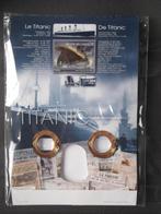 Titanic set met BL200 bril en infokaart, Timbres & Monnaies, Enlèvement ou Envoi