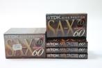 9X TDK SA-X 60 TYPE 2 SEALED NOS, Cd's en Dvd's, Cassettebandjes, 2 t/m 25 bandjes, Ophalen of Verzenden, Onbespeeld, Nieuw in verpakking
