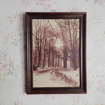 Reproduction  « Sous-bois en hiver » beschikbaar voor biedingen