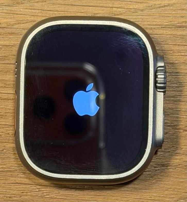 Apple watch ultra titanium 49mm gps + cellular, Handtassen en Accessoires, Smartwatches, Gebruikt, iOS, Afstand, Calorieverbanding
