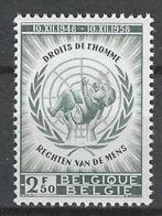 Belgie 1958 - Yvert/OBP 1089 - De Rechten van de Mens (PF), Neuf, Envoi, Non oblitéré