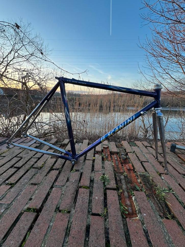 U. Scanini retro wedstrijdframe, Vélos & Vélomoteurs, Vélos Pièces, Utilisé, Vélo de course, Enlèvement