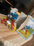 Smurf op BMX met originele doos, Ophalen of Verzenden, Zo goed als nieuw, Overige Smurfen, Poppetje, Figuurtje of Knuffel