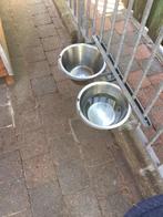 Eet en drinkbak hond of kat (2 stuks), Dieren en Toebehoren, Ophalen, Zo goed als nieuw