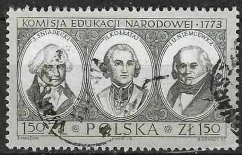 Polen 1973 - Yvert 2120 - Nationale Onderwijscommissie (ST), Timbres & Monnaies, Timbres | Europe | Autre, Affranchi, Pologne