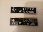 2 fluo patches let's walk, Dieren en Toebehoren, Ophalen of Verzenden, Zo goed als nieuw