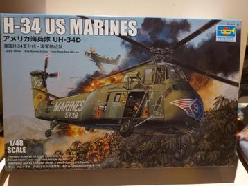  Trumpeter (02881): Sikorsky H-34J Marines au 1:48