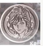 Pins collector métallisé de Laura (kaori) de city hunter, Ophalen, Nieuw