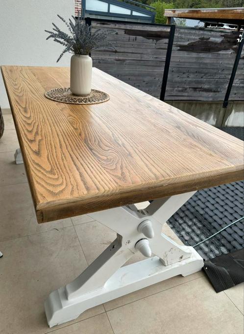 Kloostertafel met karakter, Huis en Inrichting, Tafels | Eettafels, Gebruikt, Ophalen