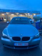 BMW 525d Automatic, Autos, Cuir, Argent ou Gris, Noir, 6 cylindres