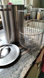 Kookpot asperges, Huis en Inrichting, Keuken | Potten en Pannen, Ophalen, Zo goed als nieuw, Kookpan of Snelkookpan, Keramische plaat