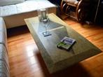 Design Salontafel met geometrisch design, Huis en Inrichting, Tafels | Salontafels, Ophalen, Kunststof, Gebruikt, 100 tot 150 cm