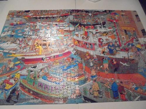 Puzzel Jan Van Haasteren  Jumbo  1500 stuks "De haven", Hobby en Vrije tijd, Denksport en Puzzels, Gebruikt, Legpuzzel, 500 t/m 1500 stukjes